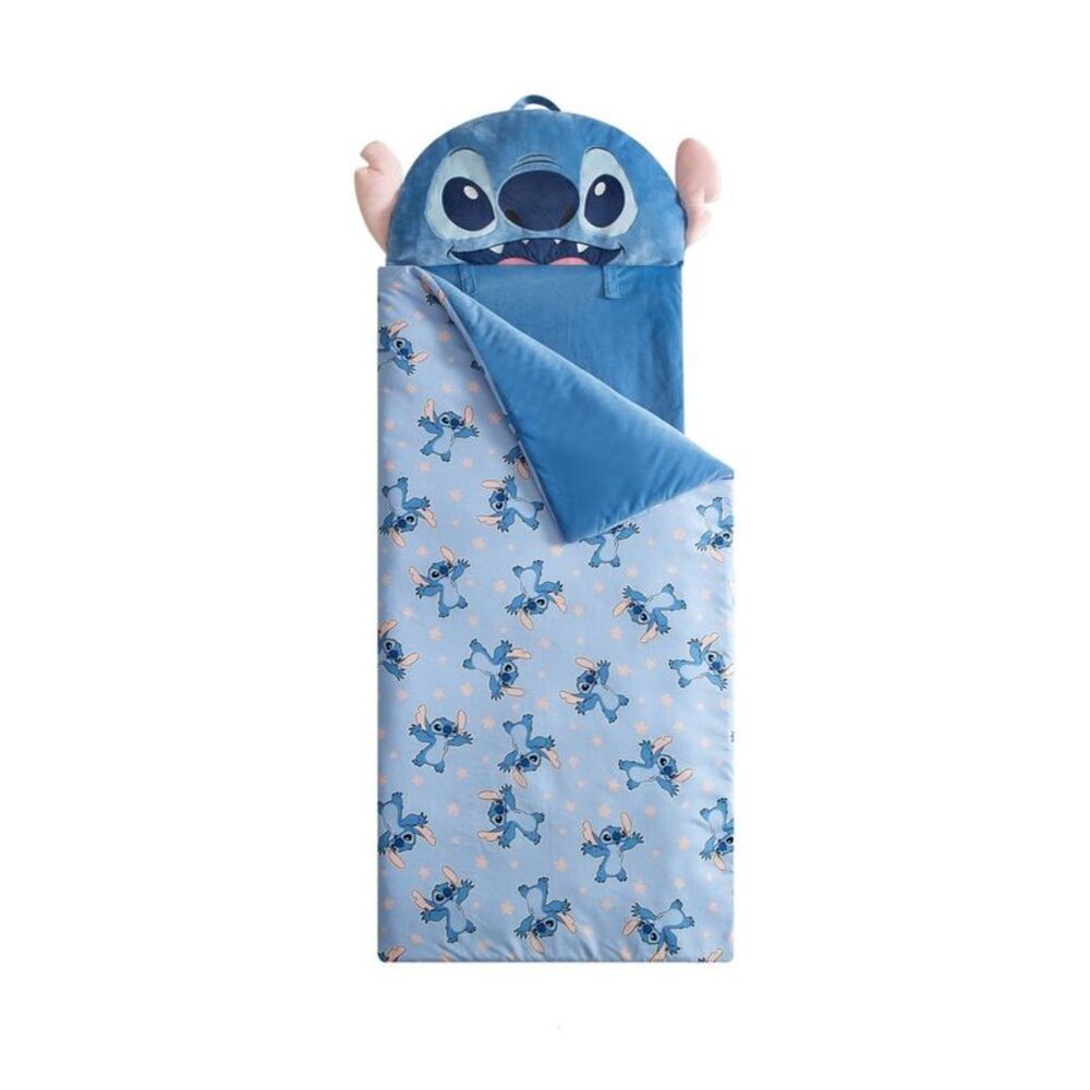 Open Box - No Brand - Stitch Kids' Glow in the Dark Sleeping Bag Blue Blue